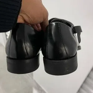 Zara | Shoes | Zara Single Monk Strap Shoes Black Sz 44  display picture 1